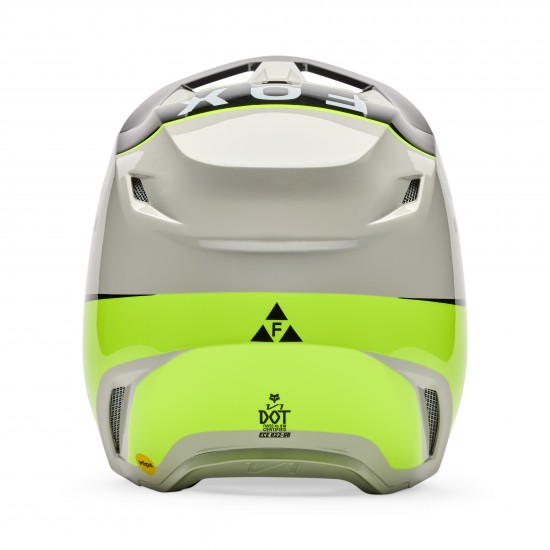 FOX V1 COLLECT HELMET [GRY/YLW]