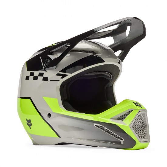FOX V1 COLLECT HELMET [GRY/YLW]