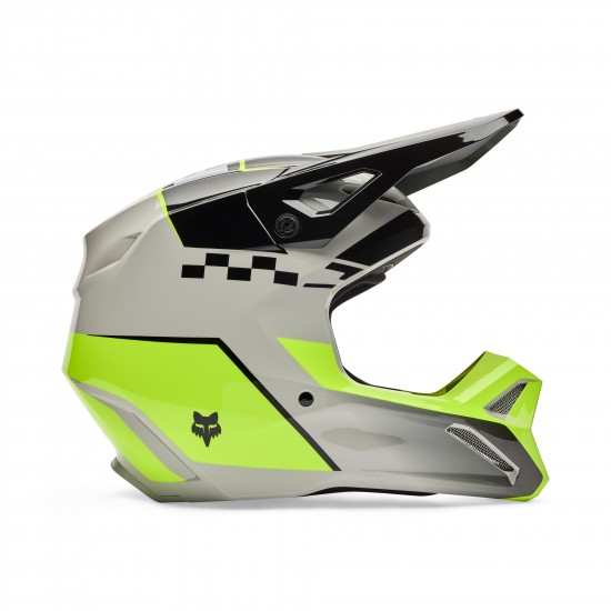 FOX V1 COLLECT HELMET [GRY/YLW]
