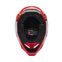 FOX V1 SHIELD HELMET [FLO RED]