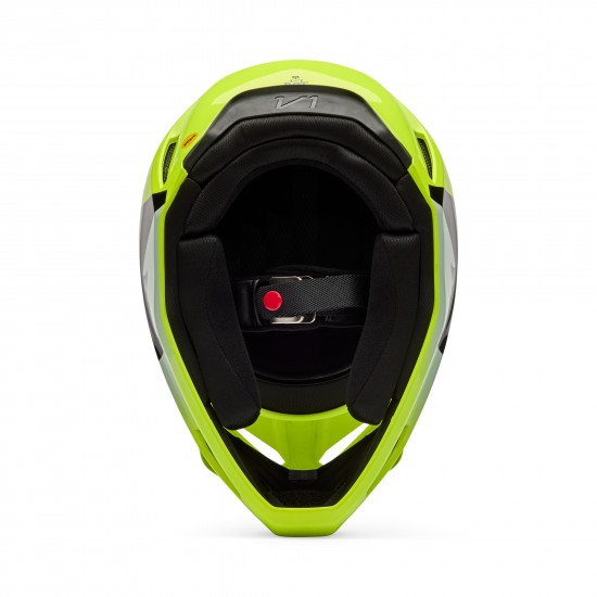 FOX V1 SHIELD HELMET [FLO YLW]