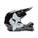 FOX YTH V1 SHIELD HELMET [BLK]