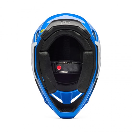 FOX YTH V1 SHIELD HELMET [BLU]