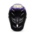 FOX V3 DRIP HELMET [BLK/PUR]