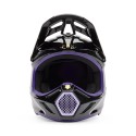 FOX V3 DRIP HELMET [BLK/PUR]