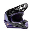 FOX V3 DRIP HELMET [BLK/PUR]