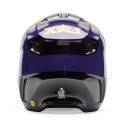 FOX V3 DRIP HELMET [BLK/PUR]