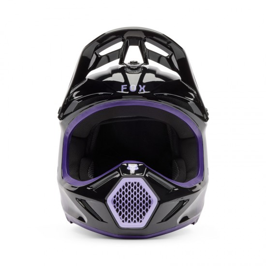 FOX YTH V3 SPIRE HELMET [BLK/PUR]