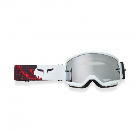 FOX MAIN KAIROS GOGGLE - SPARK [WHT/FLO RED]