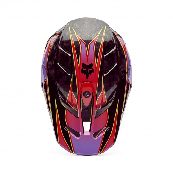 FOX V3 RS CANVAS HELMET [RD]