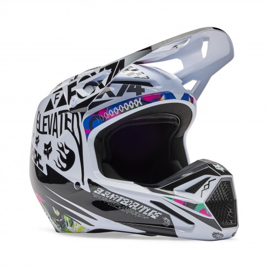FOX V1 IMAGE COSMO HELMET [WHT/BLK]