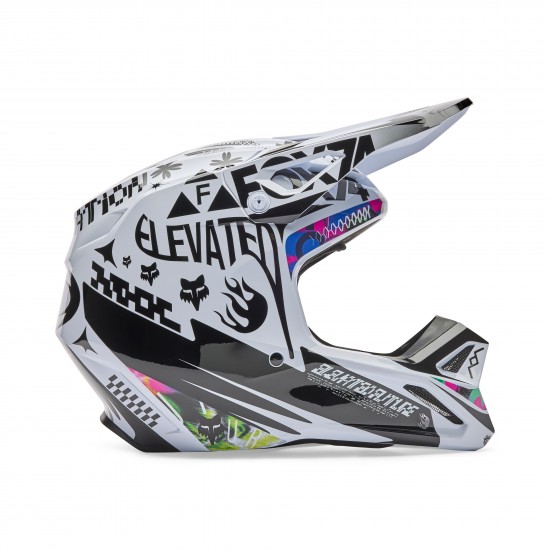 FOX V1 IMAGE COSMO HELMET [WHT/BLK]