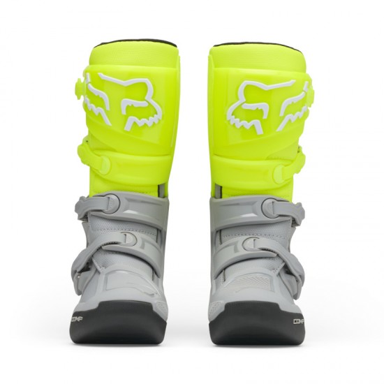 FOX YTH COMP BOOT [YLW/GRY]