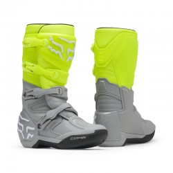 FOX YTH COMP BOOT [YLW/GRY]
