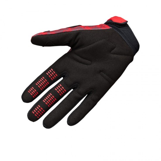 FOX 180 ABYSS GLOVE [FLO RED]
