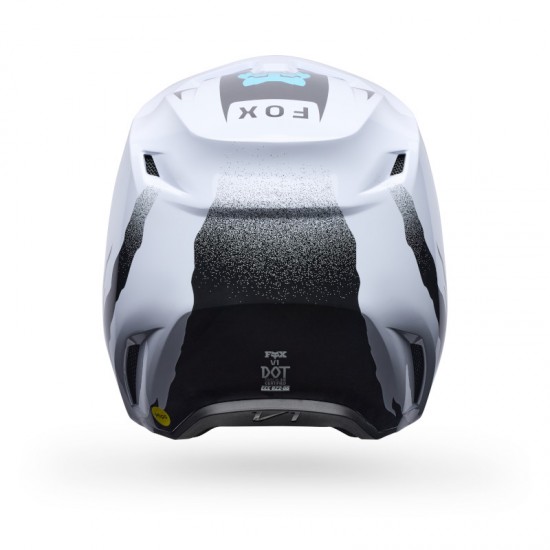 FOX V1 CLUTCH HELMET [WHT/BLK]