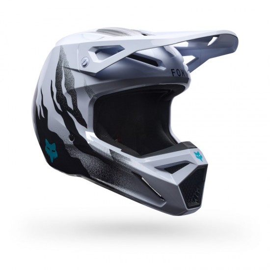 FOX V1 CLUTCH HELMET [WHT/BLK]