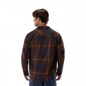 FOX SURVIVALIST FIRE FLANNEL LS [DRK BRN]