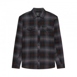 FOX SURVIVALIST STRETCH FLANNEL LS [BLK]