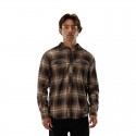 FOX SURVIVALIST STRETCH FLANNEL LS [BRN SUG]