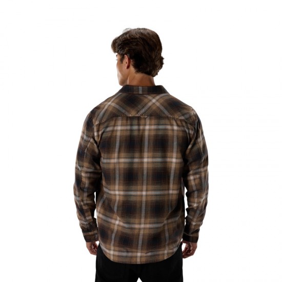 FOX SURVIVALIST STRETCH FLANNEL LS [BRN SUG]