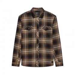 FOX SURVIVALIST STRETCH FLANNEL LS [BRN SUG]