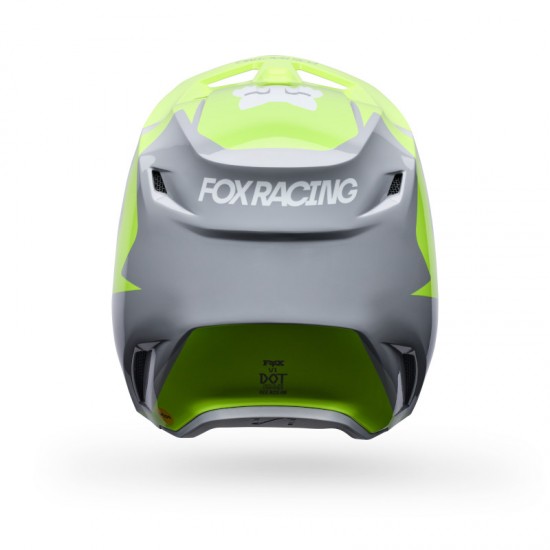 FOX V1 FRAME HELMET [GRY/YLW]