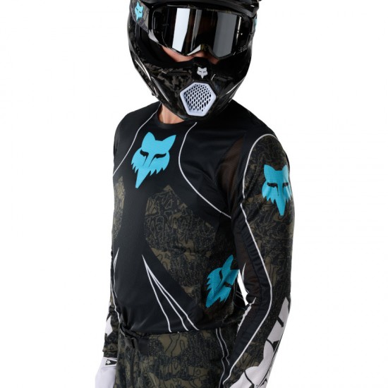 FOX FLEXAIR APEX JERSEY [BLK]