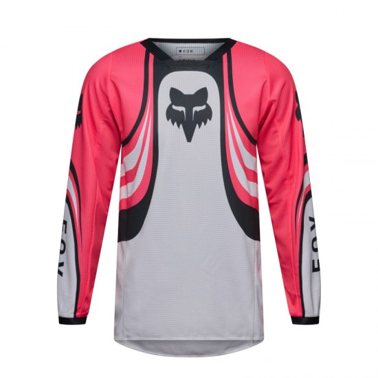 FOX YTH 180 DRAFT JERSEY [WHT]