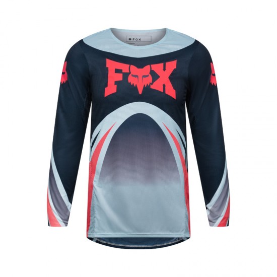 FOX YTH FLEXAIR ARC JERSEY [ICE BLUE]