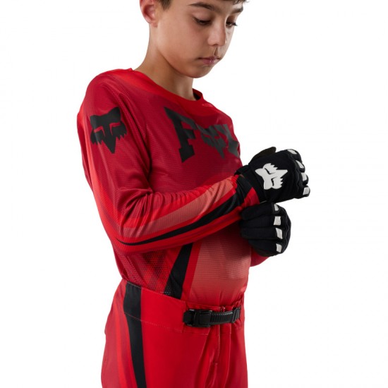 FOX YTH FLEXAIR ARC JERSEY [CHILI]