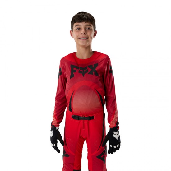 FOX YTH FLEXAIR ARC JERSEY [CHILI]