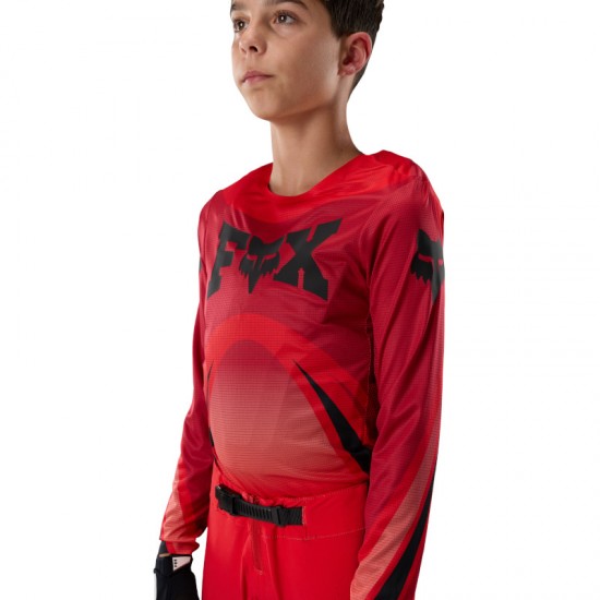 FOX YTH FLEXAIR ARC JERSEY [CHILI]