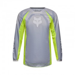FOX YTH 180 FRAME JERSEY [GRY/YLW]