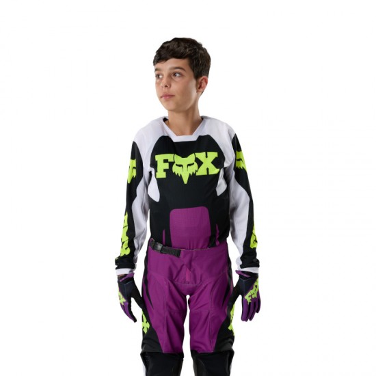 FOX YTH 180 RAID JERSEY [PUR LVA]