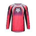 FOX YTH GIRLS 180 FRAME JERSEY [NEO PNK]