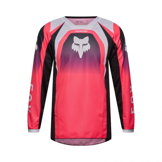 FOX YTH GIRLS 180 FRAME JERSEY [NEO PNK]