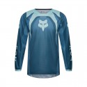 FOX YTH GIRLS 180 FRAME JERSEY [DP BLU]