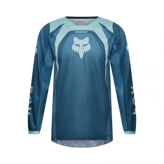 FOX YTH GIRLS 180 FRAME JERSEY [DP BLU]