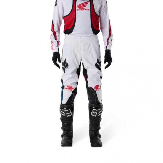 FOX 180 HONDA PANT [WHT/RD]