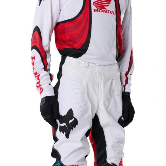 FOX 180 HONDA PANT [WHT/RD]