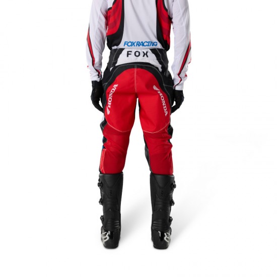 FOX 180 HONDA PANT [WHT/RD]