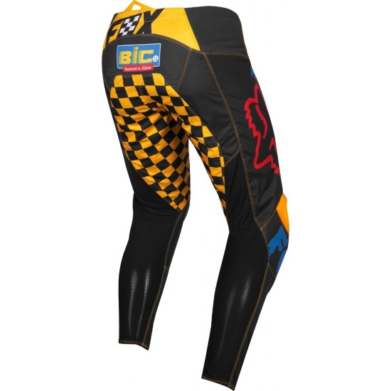 FOX YTH 180 CZAR PANT BLK/YLW, SIZE 26