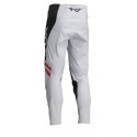 THOR YOUTH PULSE CUBE PANTS LIGHT GRAY/RED ORANGE