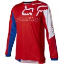 FOX YTH 180 SKEW JERSEY [WHT/RD/BLU]