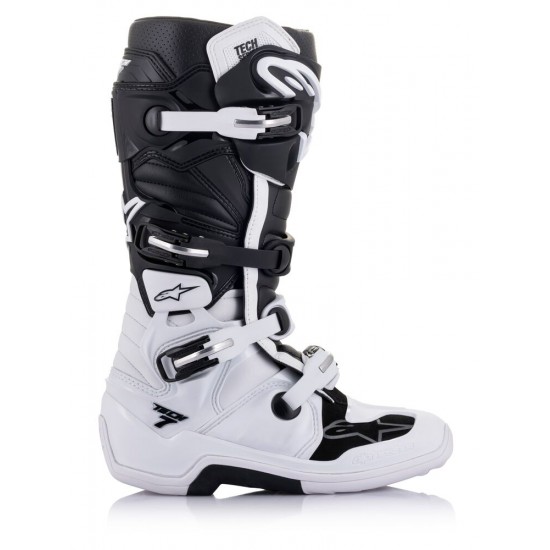 ALPINESTARS BOOTS TECH 7 WHITE BLACK