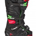 ALPINESTARS BOOTS TECH 7 BLACK RED GREEN