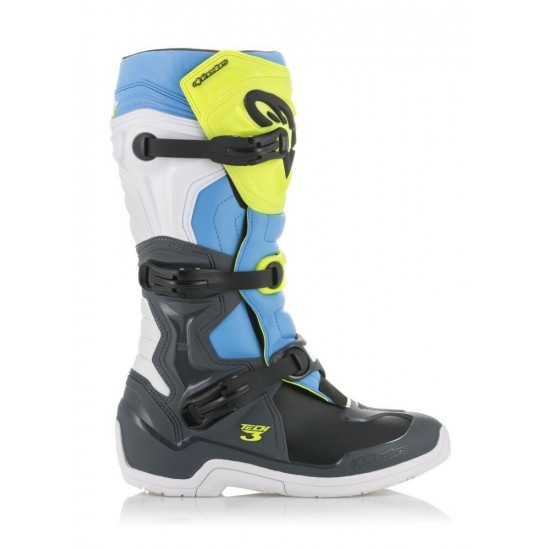 ALPINESTARS TECH 3 BOOTS GREY/YELLOW
