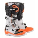 ALPINESTARS BOOTS TECH 5 WHITE BLACK ORANGE FLUO