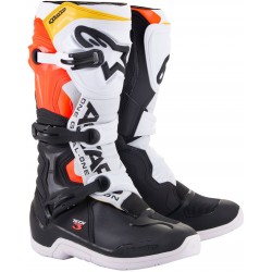 ALPINESTARS BOOTS TECH 3 BLACK WHITE RED FLUO YELLOW